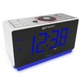 Emerson SmartSet Alarm Clock Radio with USB Charger, Nightlight