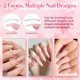 thumbnail image 3 of Kit de gel de uñas de polietileno Modelones Builder Extension Nude White, 3 of 9