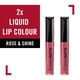thumbnail image 2 of Lápiz labial Rimmel Stay Matte Liquid Rose & Shine, 12 horas, paquete de 2, 2 of 5