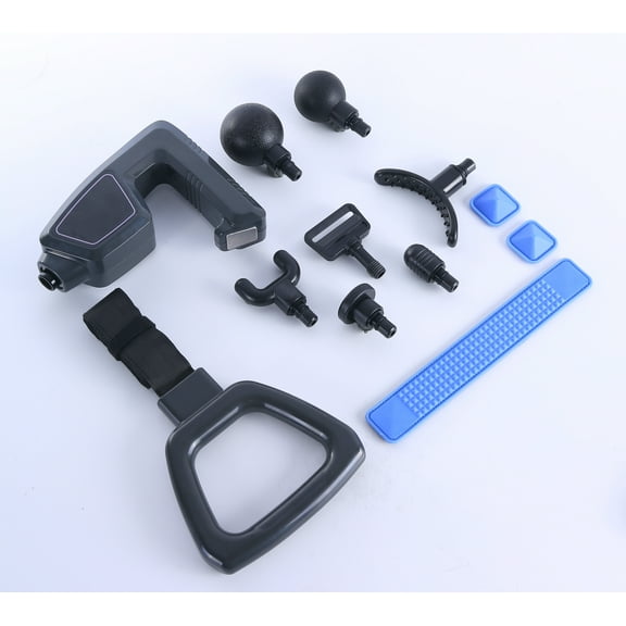Styles II Total Body Massage Gun with Vibrating Belt   Heat Function to Relieve Tension, Sore Muscle Stiffness for Gym, Office, Home, Post-Workout Recovery.