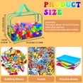thumbnail image 2 of Bolsas de almacenamiento de juguetes YOPCDJ grandes, 8 paquetes de 8 colores con cremallera, 2 of 7