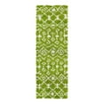 thumbnail image 2 of Unique Loom Moroccan Trellis Shag Collection Area Rug - Meknes (2' x 6' 1" Runner Green/Ivory), 2 of 6