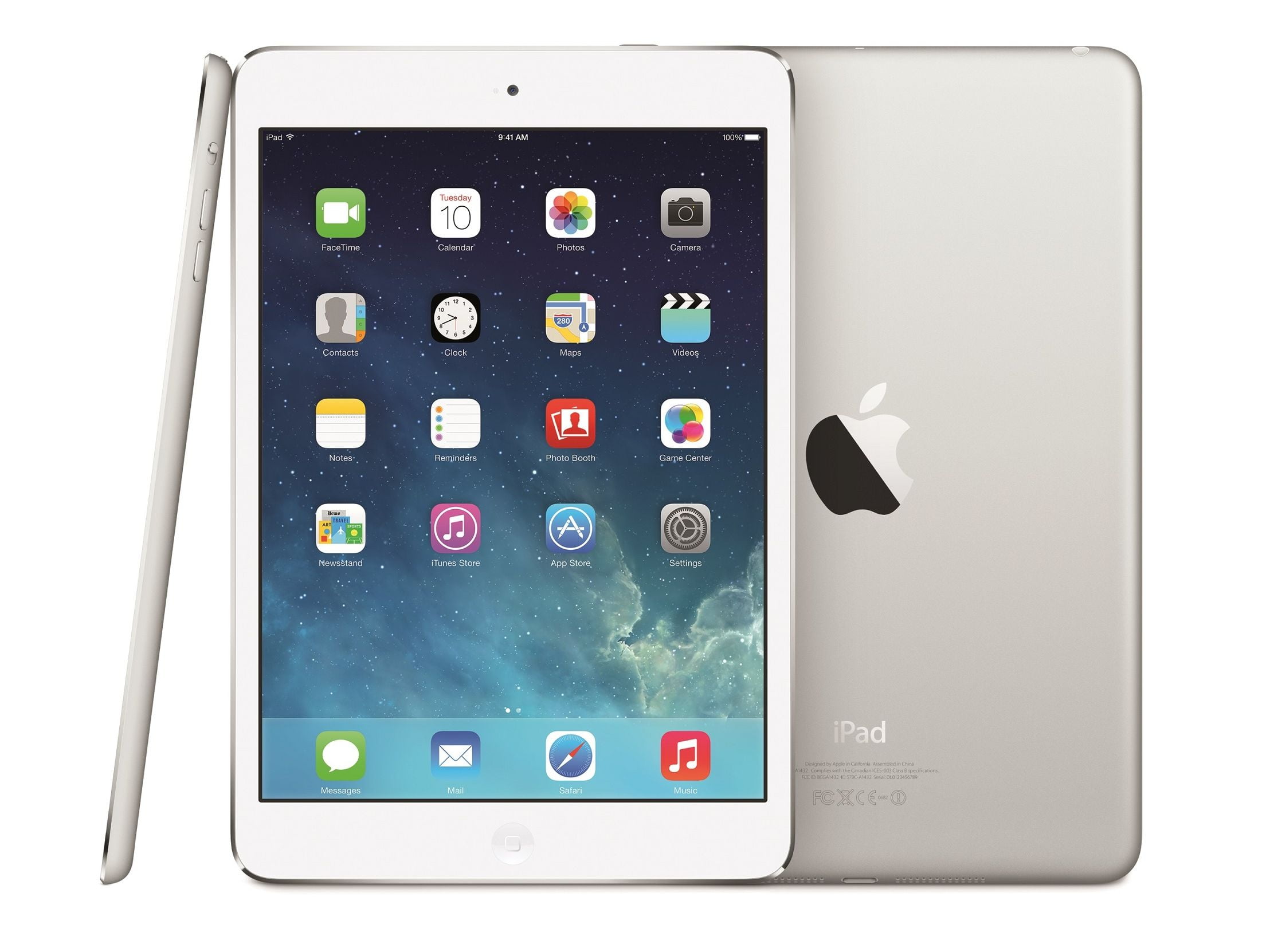 Apple ME280LLA Tablet Computer iPad Mini 2 Wi-Fi 32GB, White/Silver7.9 inch