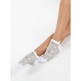 thumbnail image 4 of MUK LUKS Women's Pilates Cotton Ankle Socks, 3-Pack, Shoe Sizes 6-10, 4 of 7