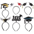thumbnail image 1 of CIMAXIC Party 6Pcs Graduation Headband Decorative Graduation Party Hair Hoop Photo Prop for Gift,8.86"X6.69"X0.2", 1 of 5