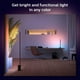 thumbnail image 5 of Lámpara de mesa inteligente Philips Hue Signe negra - Luz LED que cambia de color en blanco y color ambiental - 1 paquete - Control con la aplicación Hue - Funciona con Alexa Google Assistant y Apple, 5 of 5
