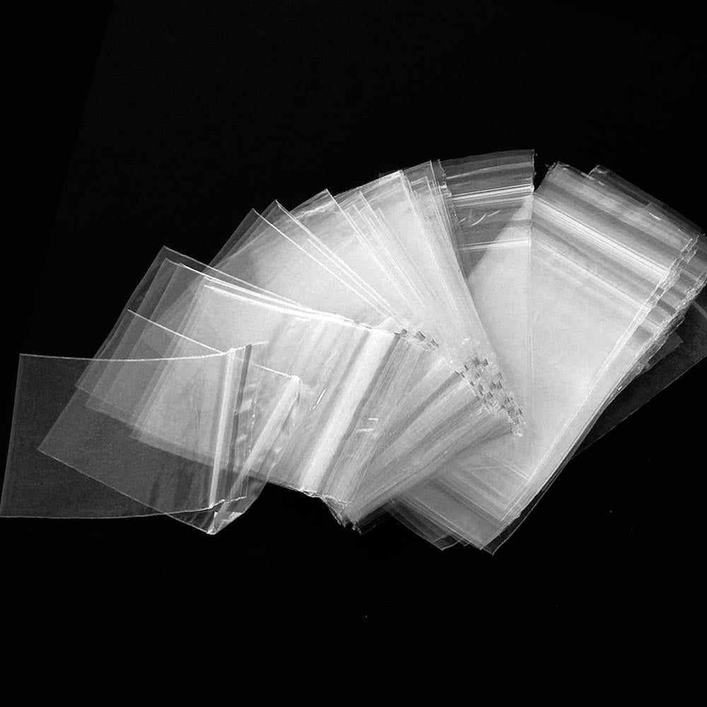 1000 Seal Poly Bag Reclosable Clear Plastic Reclosable Baggies W 2 x 3