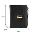 thumbnail image 2 of Monedero pequeño compacto de cuero para mujer con ventana de identificación, monedero para tarjeta de crédito MFZFUKR BST3000975-1, 2 of 5