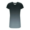 thumbnail image 5 of Bovxnpu Summer Dresses for Women, Short Sleeve T Shirt Dress Casual Mini Dresses, Women V-Neck Pockets Button Dress Short Sleeve Dress, 5 of 6
