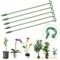 SHAPERME 10X Plant Support Stakes AntiFall Leafguard Garden Single S