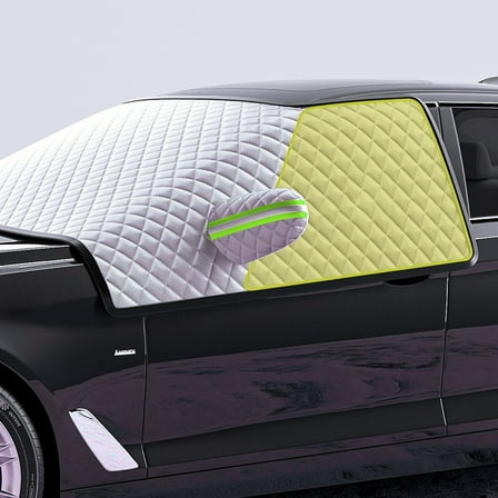 HBBKVI Windshield Sun Shade 43" × 61", Car Window Shades for Car Truck SUV, Sun Visor Sun Protection Thermal Insulation