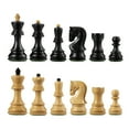 thumbnail image 1 of Bobby Fischer Pièces d'Échecs Zagreb - Ébène/bois - 3.75 Pouces King, 1 of 6