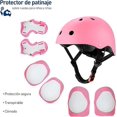 thumbnail image 2 of Juego de Casco de Bicicleta Bluelander para Niños y Niñas Rosa con Rodilleras Coderas Palmilleras, 2 of 4