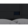 thumbnail image 5 of 72" X 85"  X 43" 4pc California King Modern Black High Gloss  Bedroom Set, 5 of 5