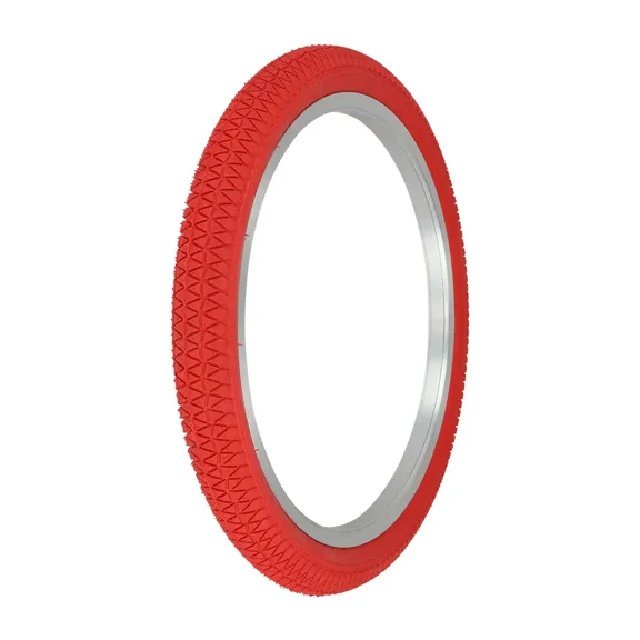 Wanda BMX Tread Bicycle Tire 20" x 1.95", for Bikes(Red)