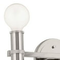 thumbnail image 5 of Torche 2-Light Bathroom Vanity Light in Polished Nickel, 5 of 8