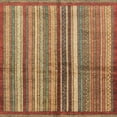 thumbnail image 1 of Ahgly Company Indoor Square Abstract Metallic Gold Abstract Area Rugs, 5' Square, 1 of 6