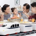 thumbnail image 3 of Juguete De Sushi Giratorio, Juego De Tren De Riel De Juguete De Sushi Giratorio Eléctrico Para Niños, Juegos De Rol Yuarrent HA034719-00, 3 of 6