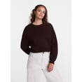 thumbnail image 2 of Scenario Women's and Women's Plus Crewneck Sweatshirt, Sizes XS-4X, 2 of 6