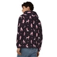 thumbnail image 4 of Kdxio Poodle Dog Print Men Hoodies Casual Hoodies for Men with Zip Pockets Full Zip Long Sleeve Sweatshirt Sports Hooded Jacket-Medium, 4 of 5