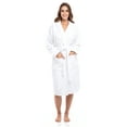 thumbnail image 2 of Women 100% Luxury Terry Shawl Cotton Hooded Toweling Bathrobe Spa, 2 of 7