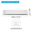 thumbnail image 2 of 960pcs Mosaic Tile Sticker, 10x10mm Self-Adhesive Square Glass Tiles for Craft, Disco Balls, Photo Frame, Silver Tone, 2 of 6