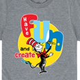 thumbnail image 3 of Dr. Seuss - Have Fun And Create - Toddler And Youth Short Sleeve Graphic T-Shirt, 3 of 6