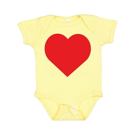 

Inktastic Red Heart Gift Baby Boy or Baby Girl Bodysuit