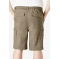 thumbnail image 3 of Boulder Creek By Kingsize Men's Big & Tall  Renegade 9" Full Elastic Waist Cargo Shorts, 3 of 6
