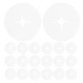 thumbnail image 1 of HAMPPLIES 100pcs Pegboard Locks White Plastic Sturdy for Retail Displays Hooks, 1 of 8