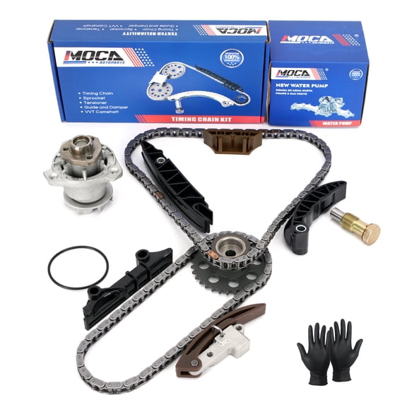 MOCA AUTOPARTS Timing Chain Kit with Water Pump Fit for 2012-2016 Volkswagen Passat 3.6L & 2012-2017 Volkswagen CC 3.6L