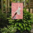 thumbnail image 2 of Carolines Treasures BB7944GF German Helmet Pigeon Pink Check Garden Flag, 2 of 3