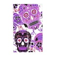 thumbnail image 7 of XMXY Japanese Doorway Curtain Noren, Gothic Purple Skeleton Skull Door Closet Curtain Panel, Room Dividers Privacy Tapestry, 34 x 56 Inches, 7 of 7
