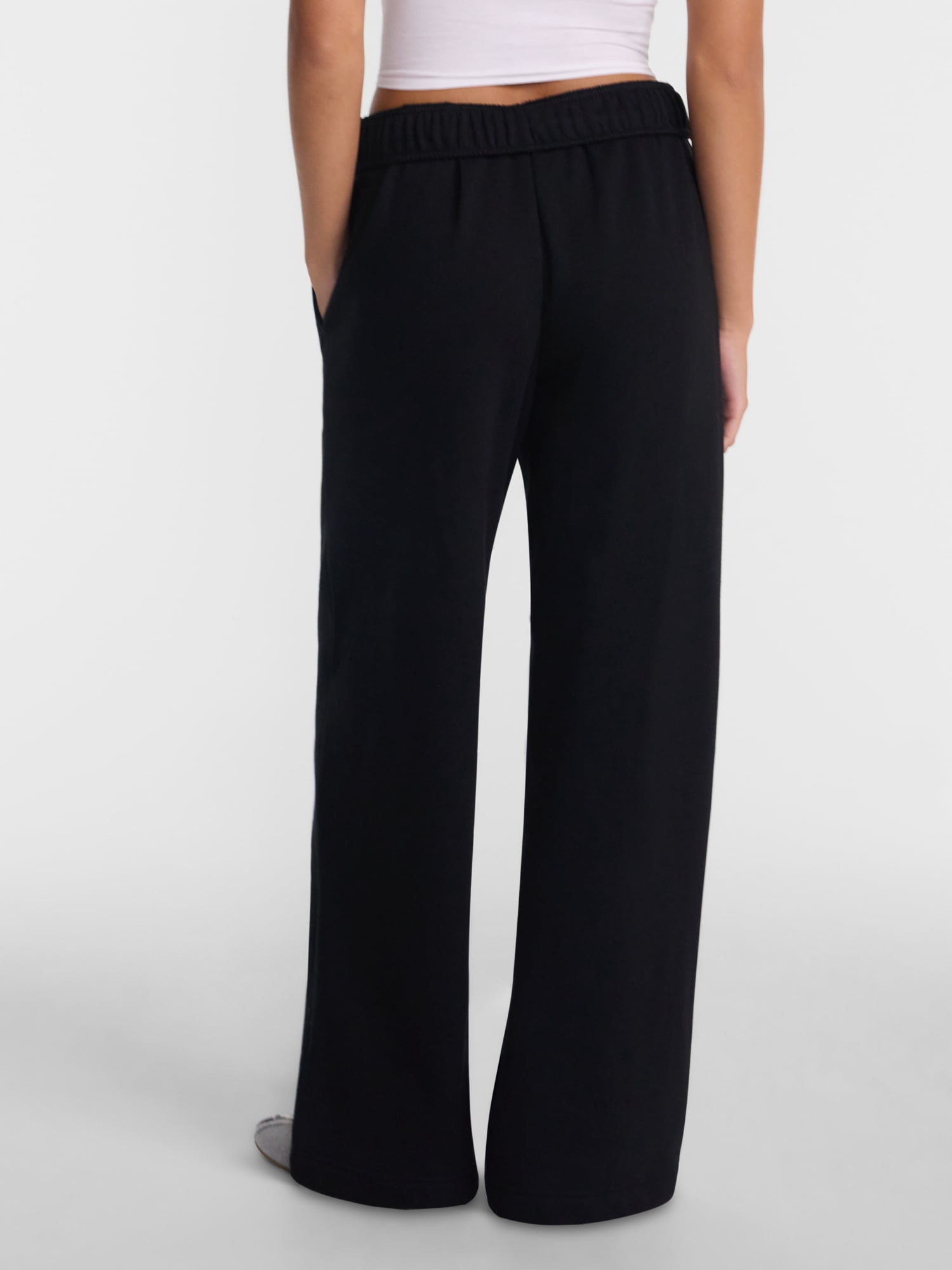 No Boundaries Wide Leg Fleece Pants, 28", 30", 32" Inseams, Women's & Women's Plus XXS-4X