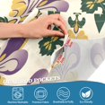 thumbnail image 3 of Yayeee Kitchen Curtains Light Filtering 27"x36" Rod Pocket Short Cafe Window Panel, Beige Floral Pattern, 3 of 7