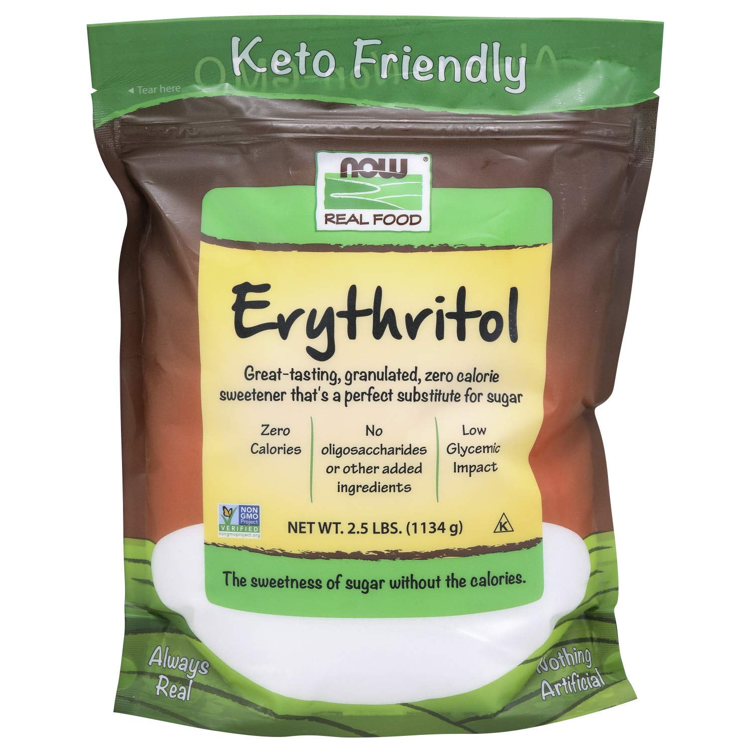 1 2 cup sugar to erythritol
