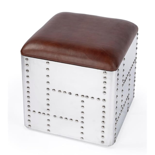 Tabouret Aviateur Moyen en Cuir
