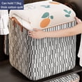 thumbnail image 1 of Large Clothes Storage Bag Portable Wardrobe Sorting Storage Box with Reinforced Handle for Home Comforters Pillow Blanket Bedding Quilt, 1 of 7