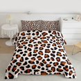 thumbnail image 2 of Homewish Teens Leopard Cheetah Print 2pcs Bedding Comforter Set,Abstract Geometric Twin Comforter Sets,Animal Print Breathable Bedding Set,Luxury Bedroom Decor,Reversible, 2 of 8