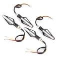 thumbnail image 3 of Motorbike Turning Indicators, 4pcs Motorcycle Running Dynamic Turn Signal Light -Shaped 12V 24LEDs Red Yellow Light, 3 of 8