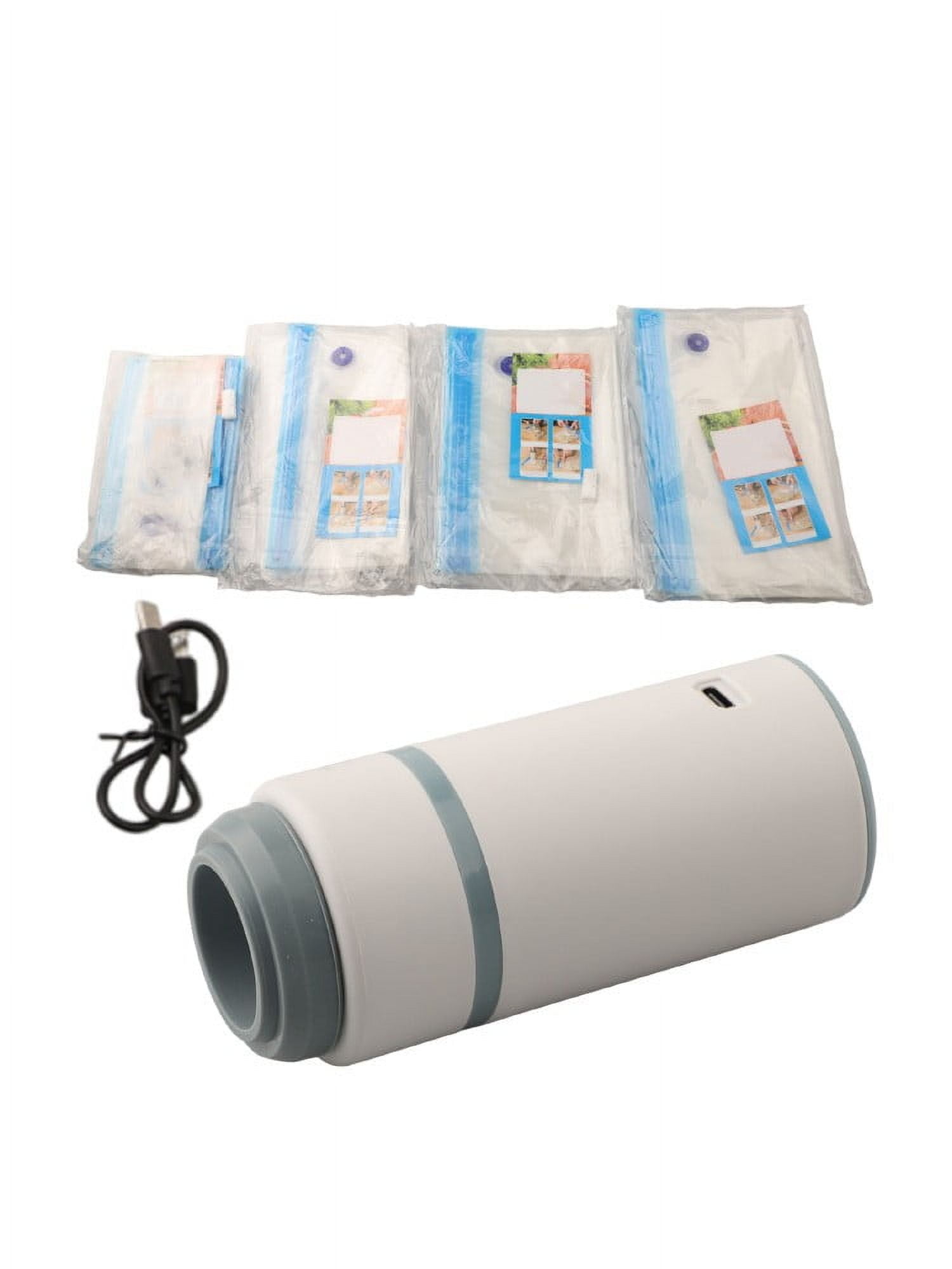 Mosiee Sacs sous Vide Sac de Rangement Alimentaire Ensemble Pompe Électrique Sac de Congélation