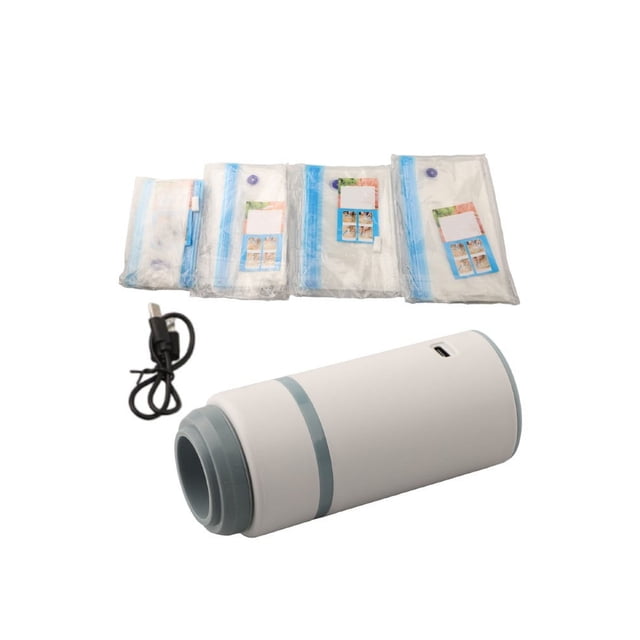 Mosiee Sacs sous Vide Sac de Rangement Alimentaire Ensemble Pompe Électrique Sac de Congélation