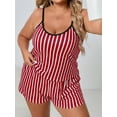 thumbnail image 2 of Cozyfort Pajama Sets for Women Plus Size 2 Piece Summer Camisole Shorts Women's Pajamas Plus Size Home Suit Set Plus Size Womens Clothes, 2 of 4