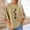 Shirts-26Khaki, variant on Gamivast Womens Tops Tees & Blouses Paw Print Loose Fit Boat Neck 3/4 Sleeve Tops Casual Tops Pocket Texture Summer Daily Vacation Outfits