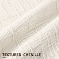 thumbnail image 2 of Set de 2 fundas de cojín DecoruHome (chenilla, 30 x 50 cm), color blanco crema, 2 of 6