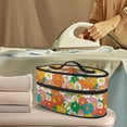 thumbnail image 2 of HELLHERO Vintage Colored Daisies Dustproof Travel Iron Storage Case Protective Travel Steamer Bag Travel Carrying Case, Bag Only, 2 of 6