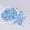 Blue, variant on Sequins, Mixed Size Iridescent Gold Plum Blossom Concave Sequins, 1 Pack 0.4 oz, for Handmade DIY Jewelry Nightclub Clothing Accessories Crafts Decoration