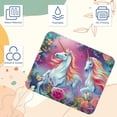 thumbnail image 3 of Unicorn Square Printed Desk Mat Gaming Mouse Pad Non-Slip Rubber Bottom 8.3x9.8 Inch - Suitable for Office and Gaming, 3 of 6