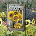 thumbnail image 3 of Welcome Garden Flag 12x18 Double Sided,Sunflower Yard Flags Garden Outside Decor,Spring Summer Small Garden Flags Decorations for Home Holiday Outdoor, 3 of 6