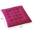 thumbnail image 6 of Lohuatrd Seat Cushion Straps Design Comfortable Square Chair Cushion Strong Resilience Seat Pad for Office Home, 6 of 7